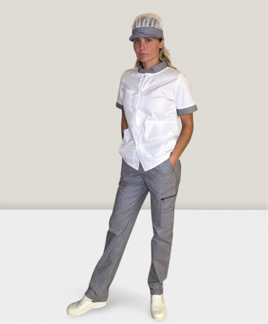 Naiste kokapüksid pepita-kangast KL-4P