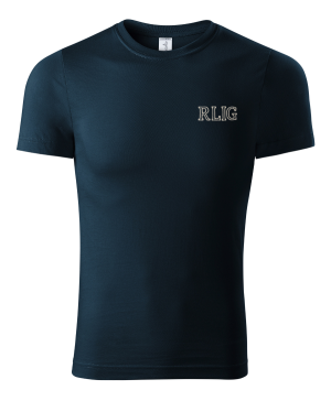 Rietavo Lauryno Ivinskio gimnazijos unisex marškinėliai su logo P73