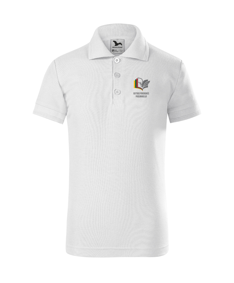 Alytaus Panemunės progimnazijos polo marškinėliai vaikams su logo 222