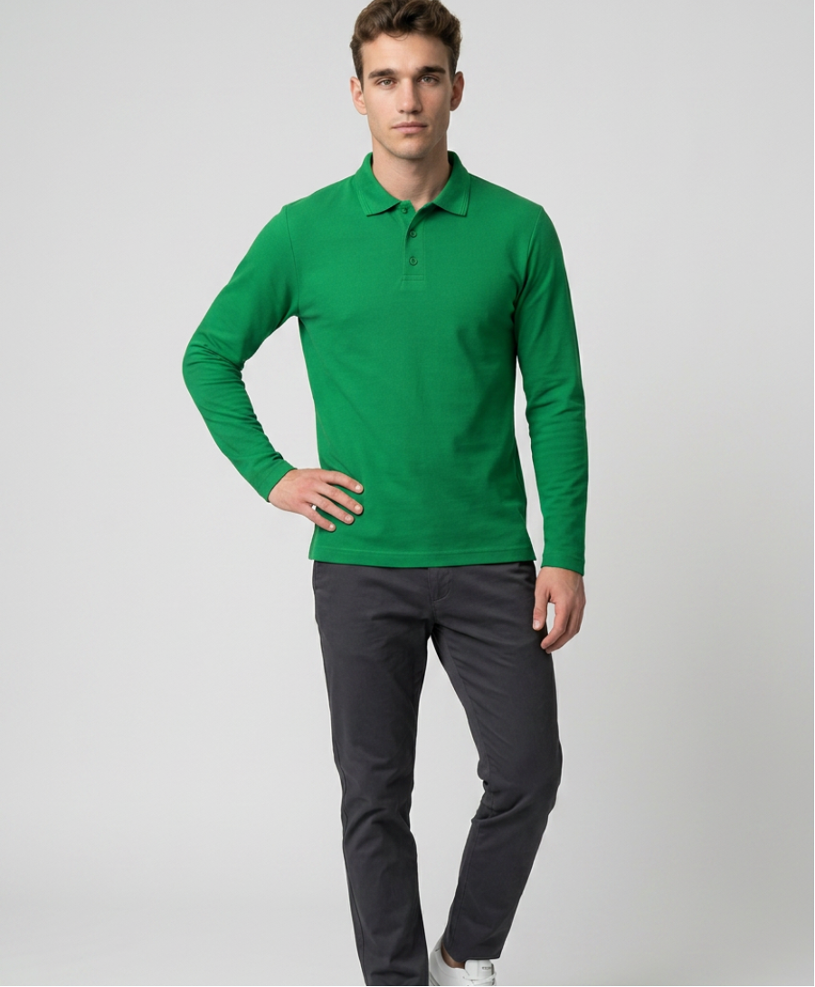 Polosärk meestele „Pique Polo LS" 221