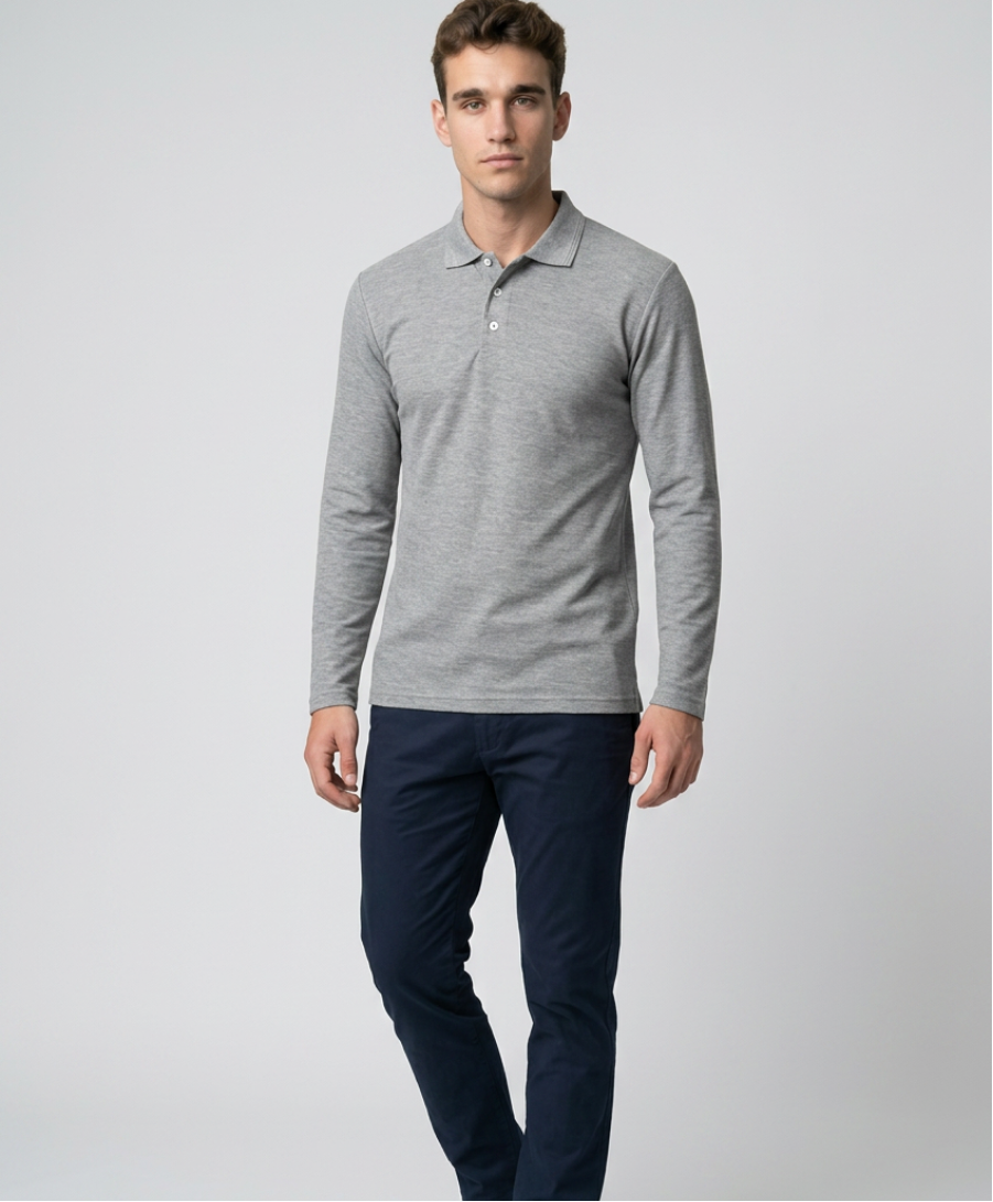 Polosärk meestele „Pique Polo LS" 221